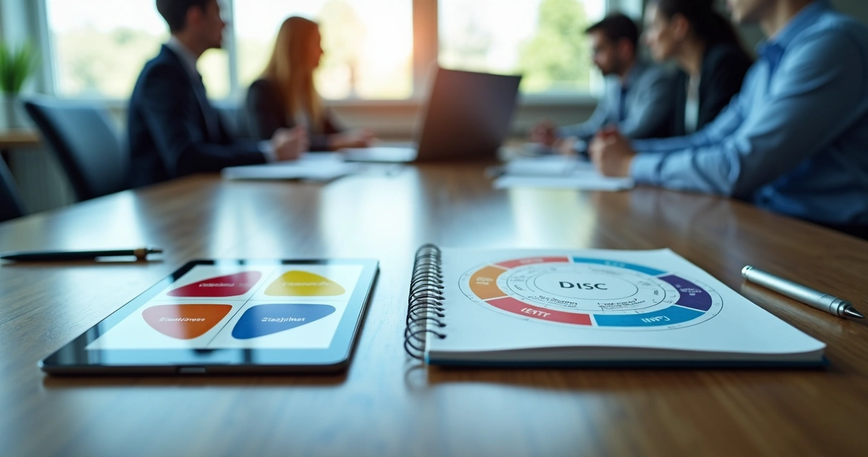 Comparação visual entre os métodos DISC e MBTI para análise comportamental no RH